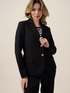 Blazer jacket in scuba crepe fabric image number 2