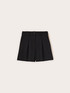 High-waisted pleated shorts image number 3