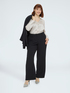 Wide-Leg-Hose aus flie&szlig;endem Stoff image number 2