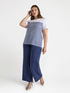 Opaque satin trousers image number 0