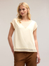 Jersey t-shirt with georgette inserts image number 2