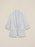 Blazer aperto in tessuto fluido image number 4