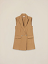 Fluid viscose blend vest image number 3