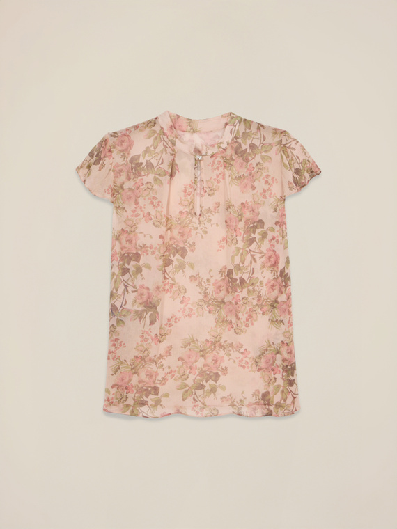 Blusa in viscosa fantasia