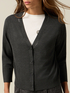 Cardigan scollo a V con applicazioni image number 2
