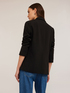 Chaqueta de botonadura simple en crepé image number 1