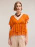 Blusa con arricci e rouches image number 2