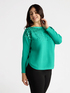 Sweatshirt with ombré effect sequins image number 2