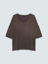 Jersey t-shirt with lurex trim image number 4