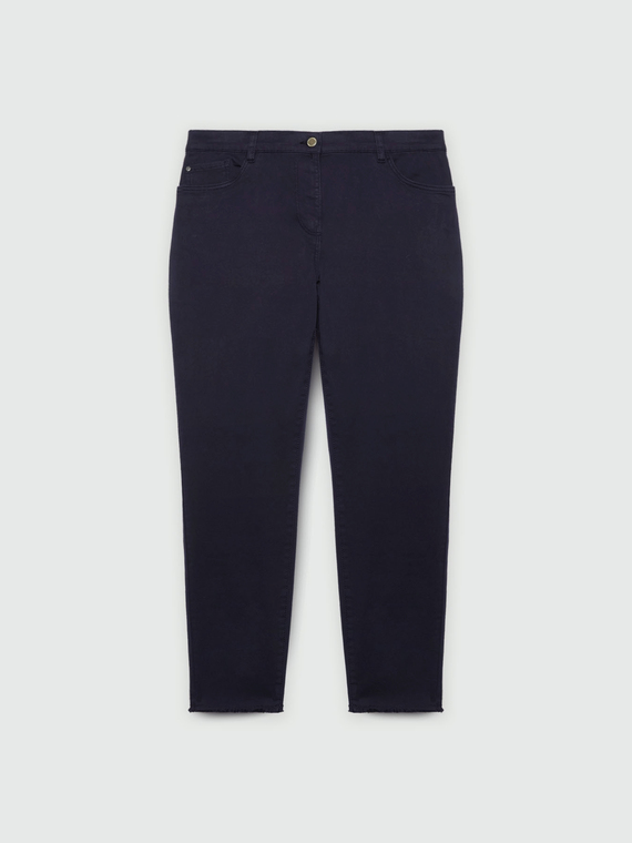 Skinny-Hose aus Baumwolle