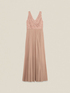 Long dress with embroidered bodice image number 4