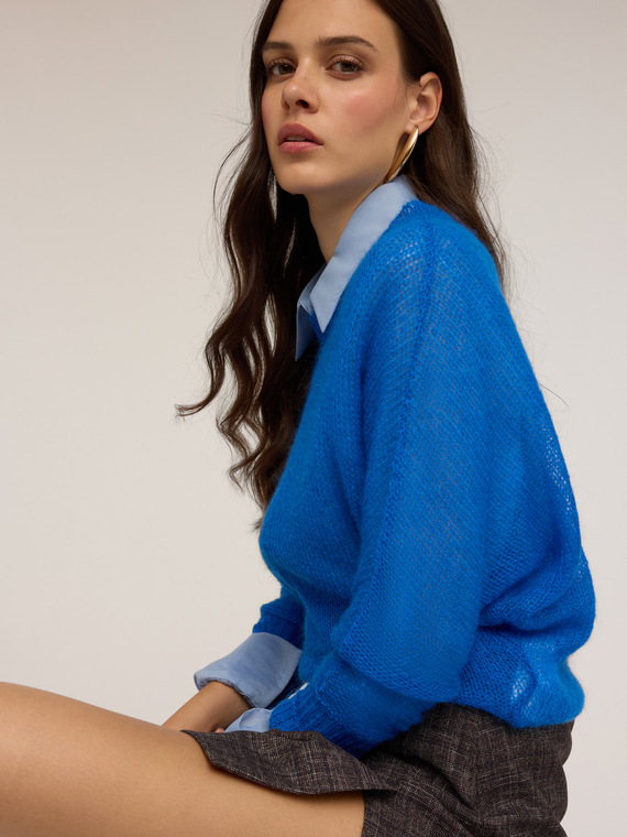 Maglia over misto mohair