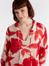 Rose print blouse image number 3