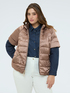 Reversible short-sleeve puffer jacket image number 1