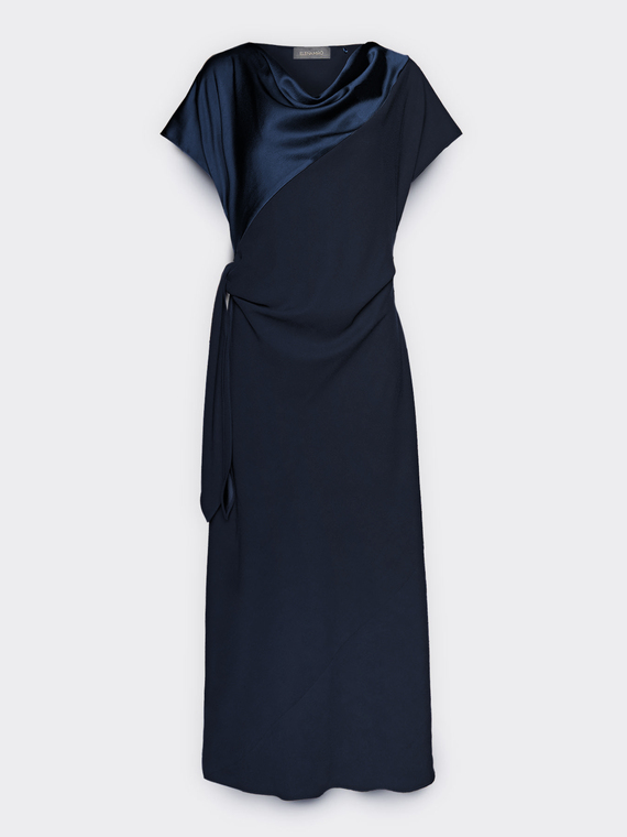 Long dress with side knot