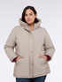 Hybrid hooded down jacket image number 2