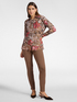 Pantaloni slim in punto Milano image number 0