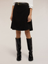 A-line skirt with asymmetrical hem image number 2