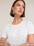 T-shirt avec broderie de paillettes image number 3