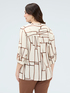 Bluse mit geometrischem Muster aus Viskose image number 1