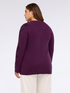 Knitted cardigan with floral print image number 1