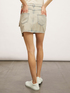 Cross-dyed denim skirt with pockets image number 1