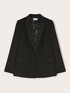 Blazer de satén al revés image number 4