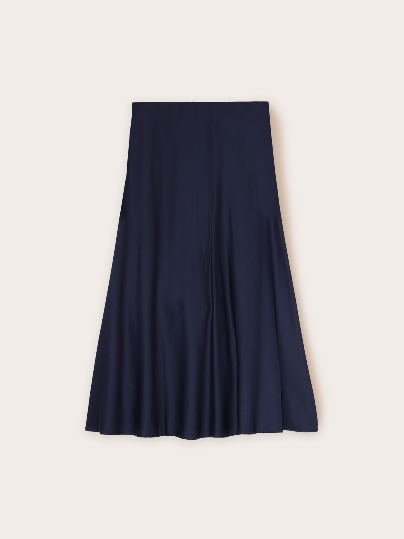 Jupe midi en satin stretch image number 3