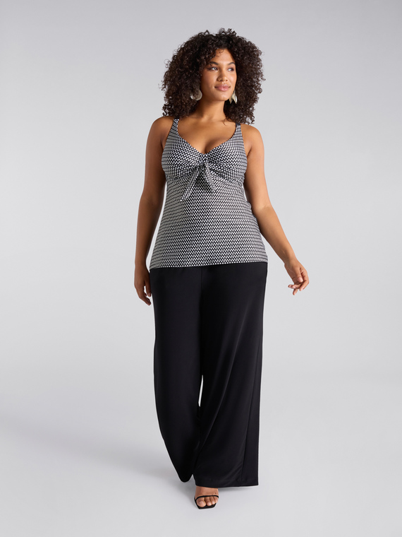 Tankini-Oberteil mit Tribal-Print