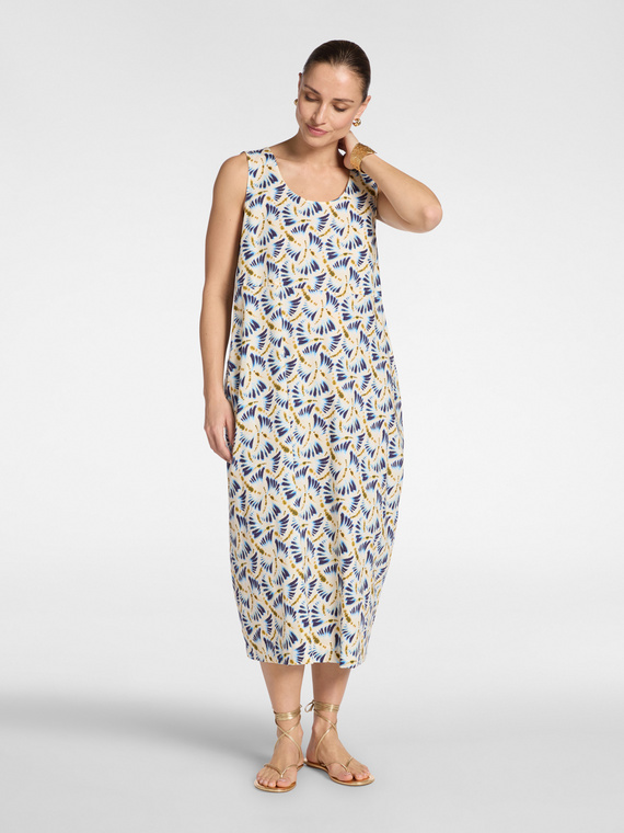 Robe longue imprim&eacute;e