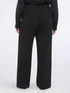 Wide Leg Pants with decorative zippers image number 1