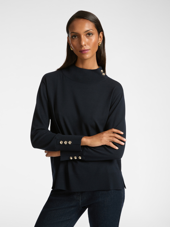 Pullover mit Kn&ouml;pfen