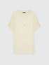 Short-sleeved satin shirt image number 4