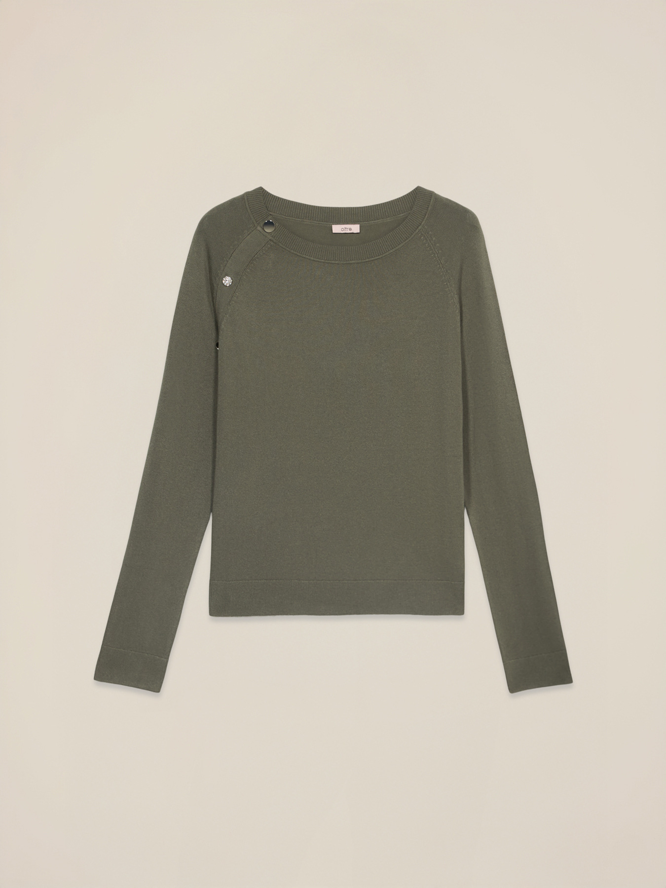 Maglia misto viscosa con bottoni decorativi image number 3