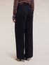 Loose-fitting wide trousers with pleats image number 1