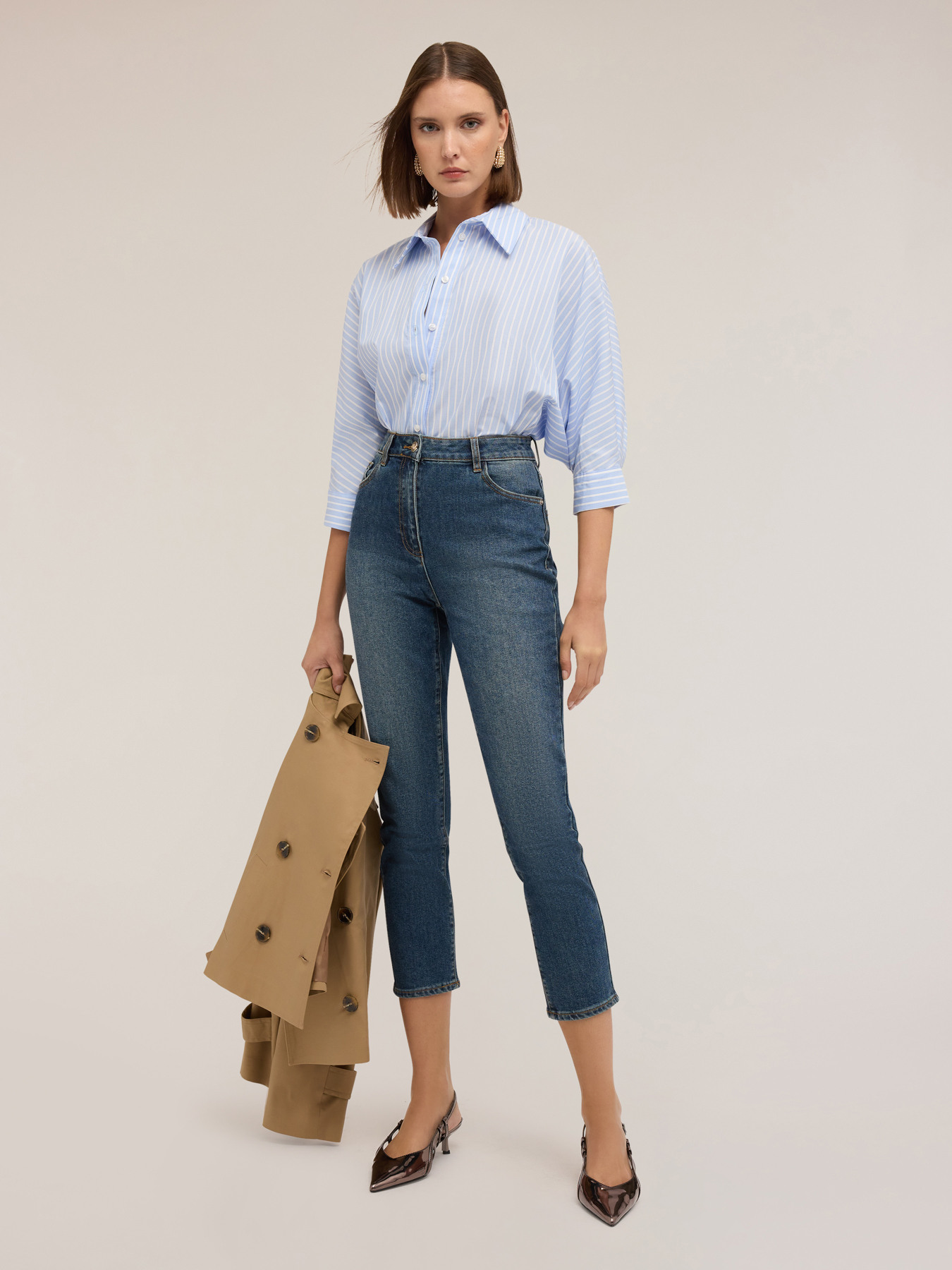 Camicia over a righe image number 3