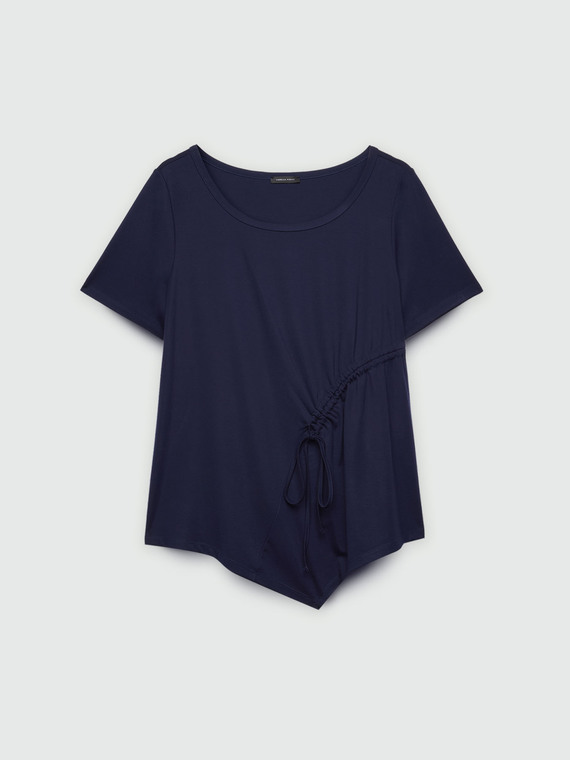 Gerafftes T-Shirt