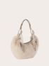Plush effect hobo bag image number 3