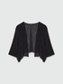 Bolero aus plissiertem Georgette image number 1