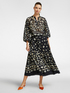Long printed skirt image number 0