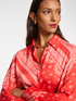Scarf print shirt image number 3