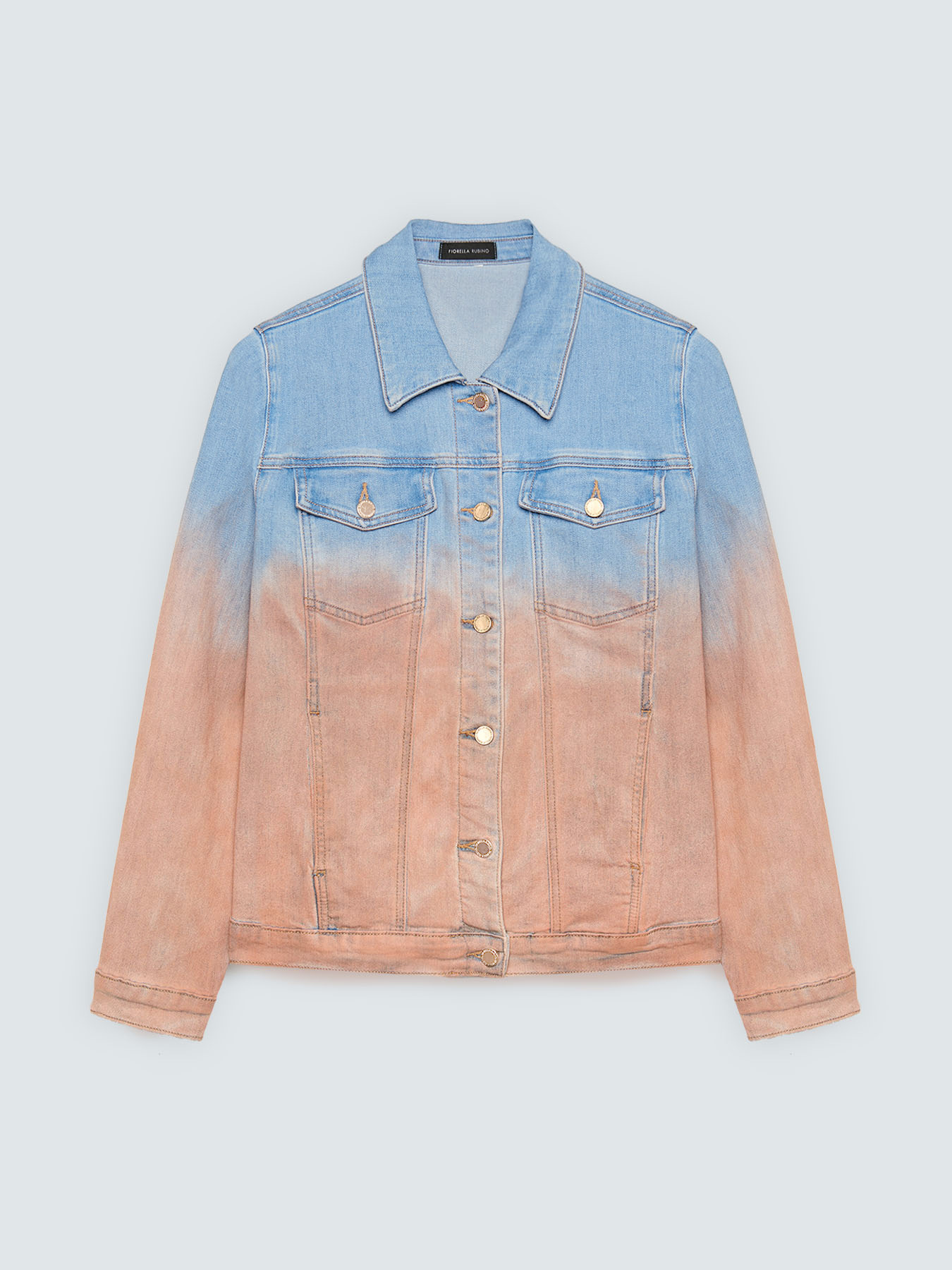 D&eacute;grad&eacute; denim jacket image number 4