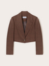 Check pattern spencer jacket image number 4