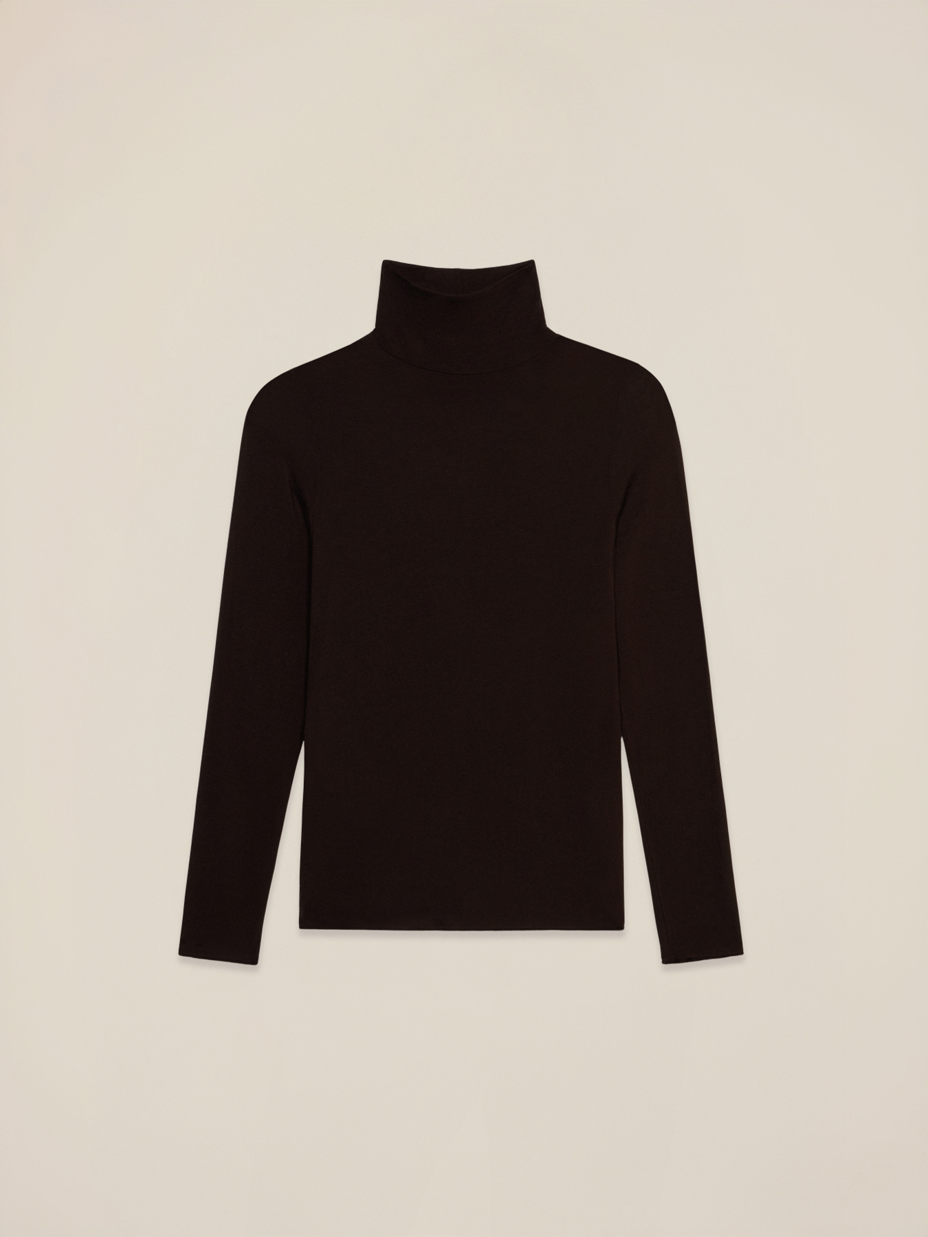 T-shirt col roulé mélange modal image number 3