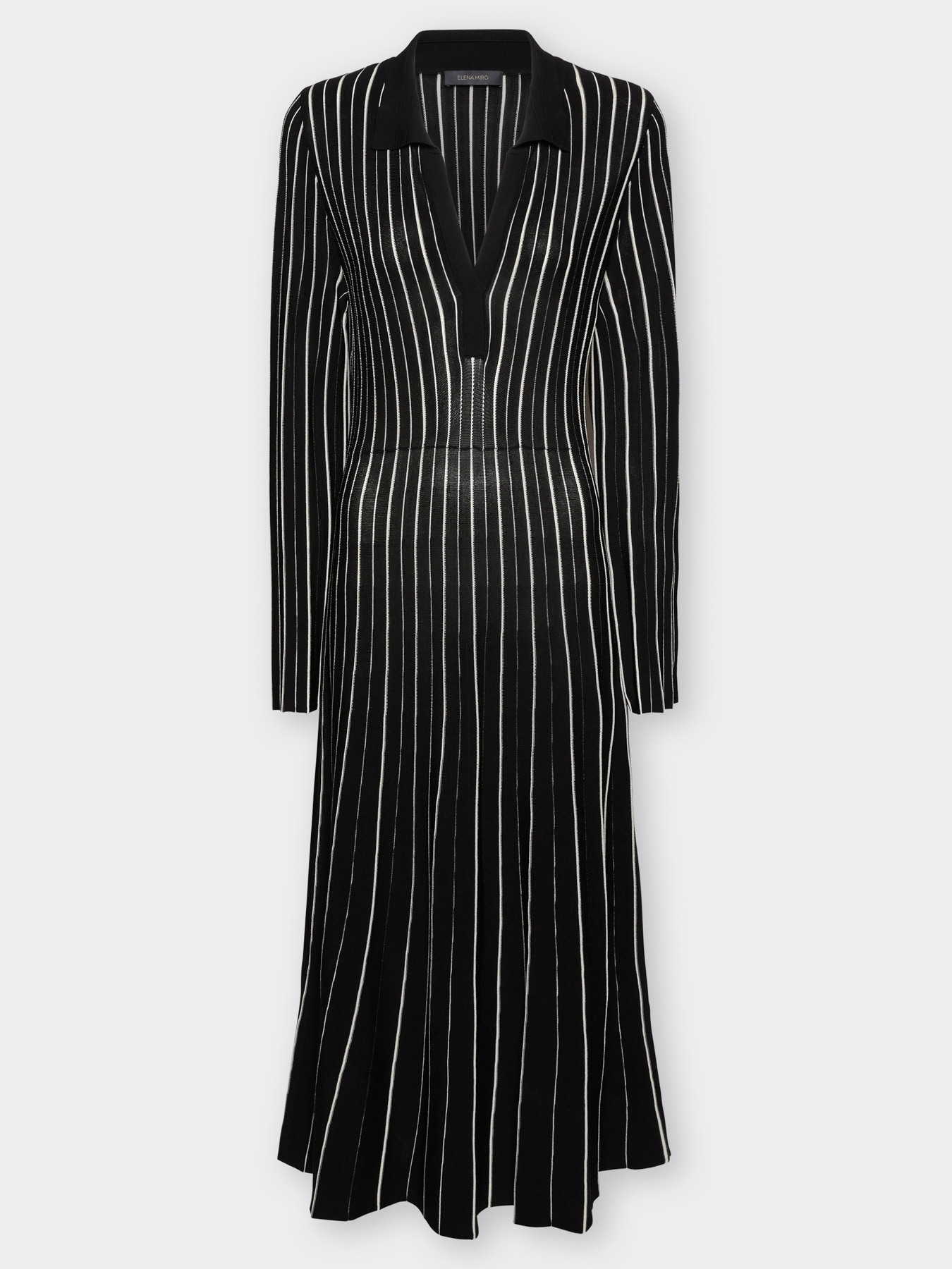 Gestreiftes Strickkleid image number 4
