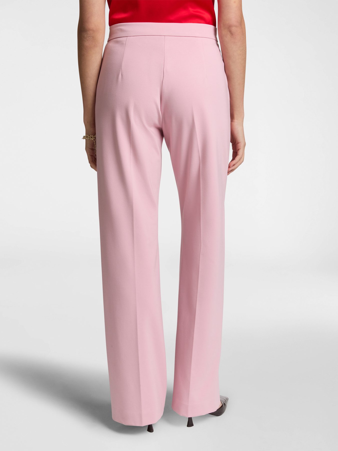Men's cut Milano knit fabric trousers image number 1