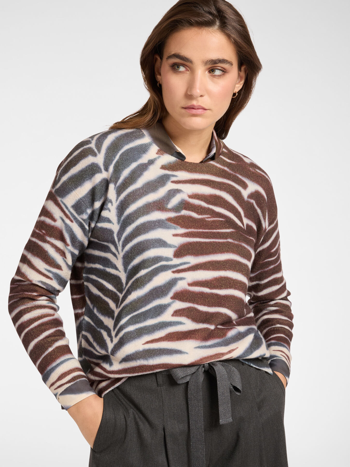 Maglia stampata animalier image number 0