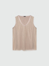 Lurex-Top mit V-Ausschnitt image number 4