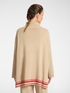 Cape with striped edge image number 1