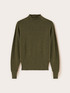 Ribbed viscose turtleneck sweater image number 4